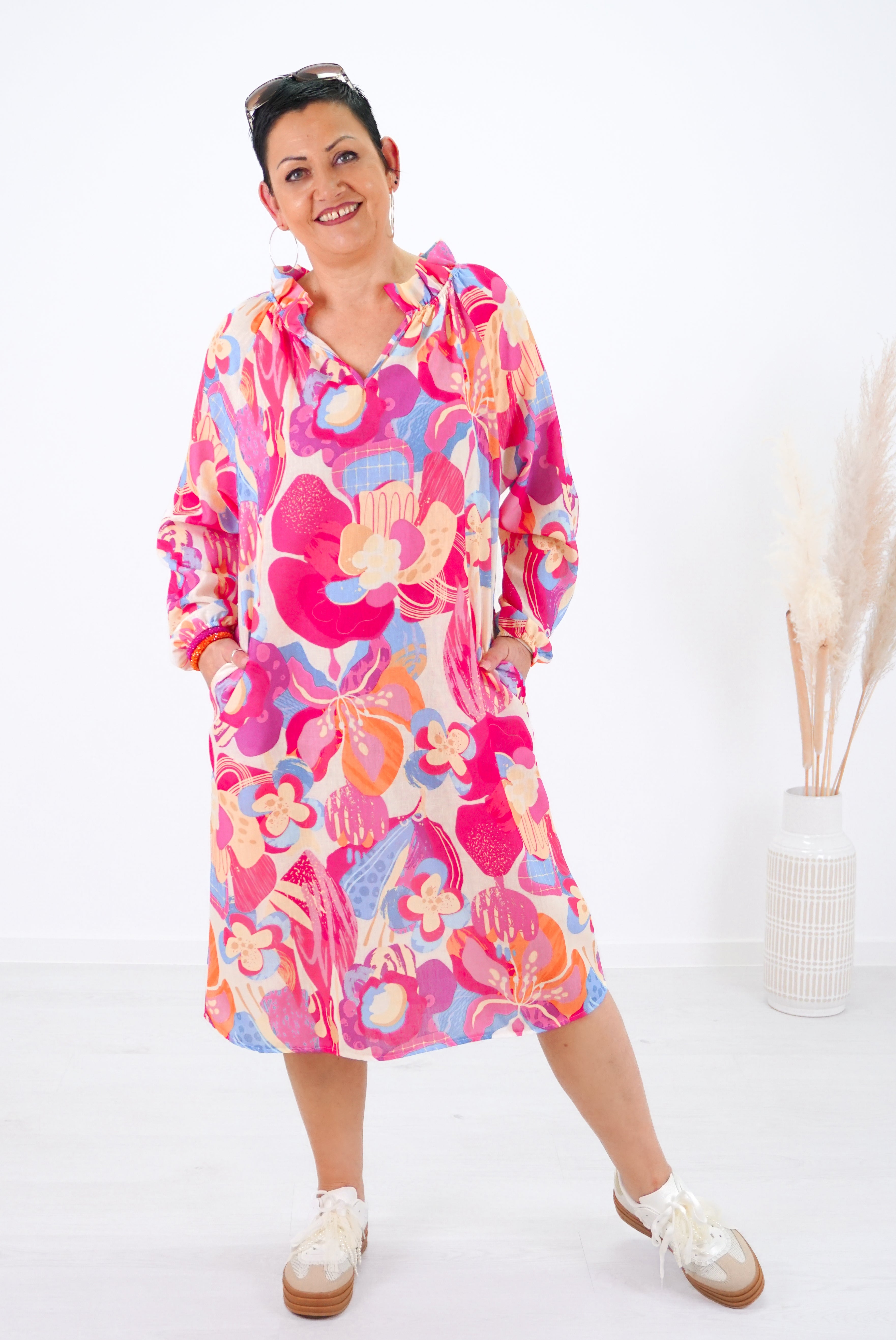 Buntes Kleid "Flower Power"