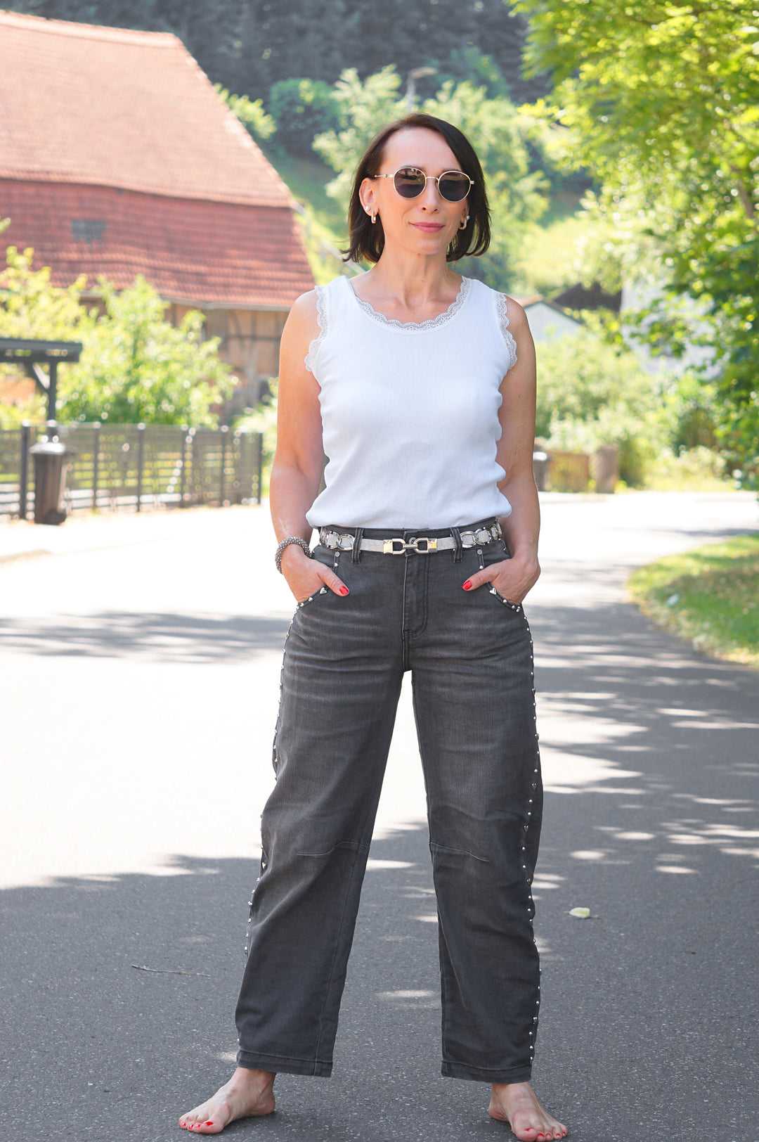 Ina 165cm trägt Gr.36 (regulär 34/36)