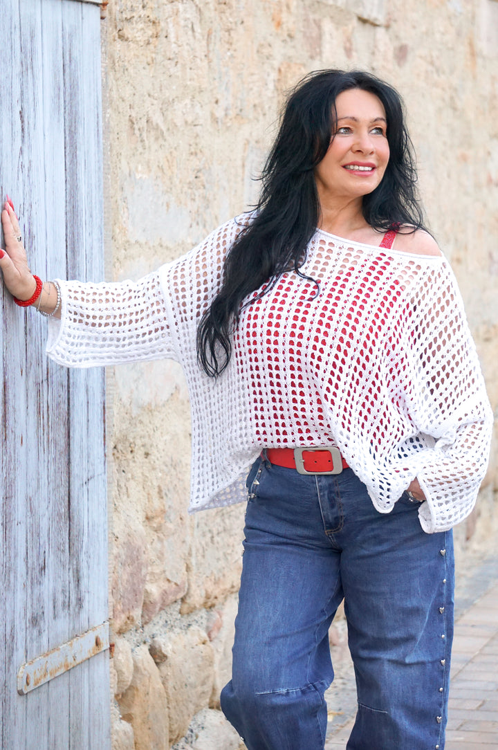 Top "sparkle", rot