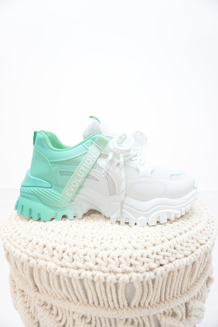 Sneaker "Evolutions" mint