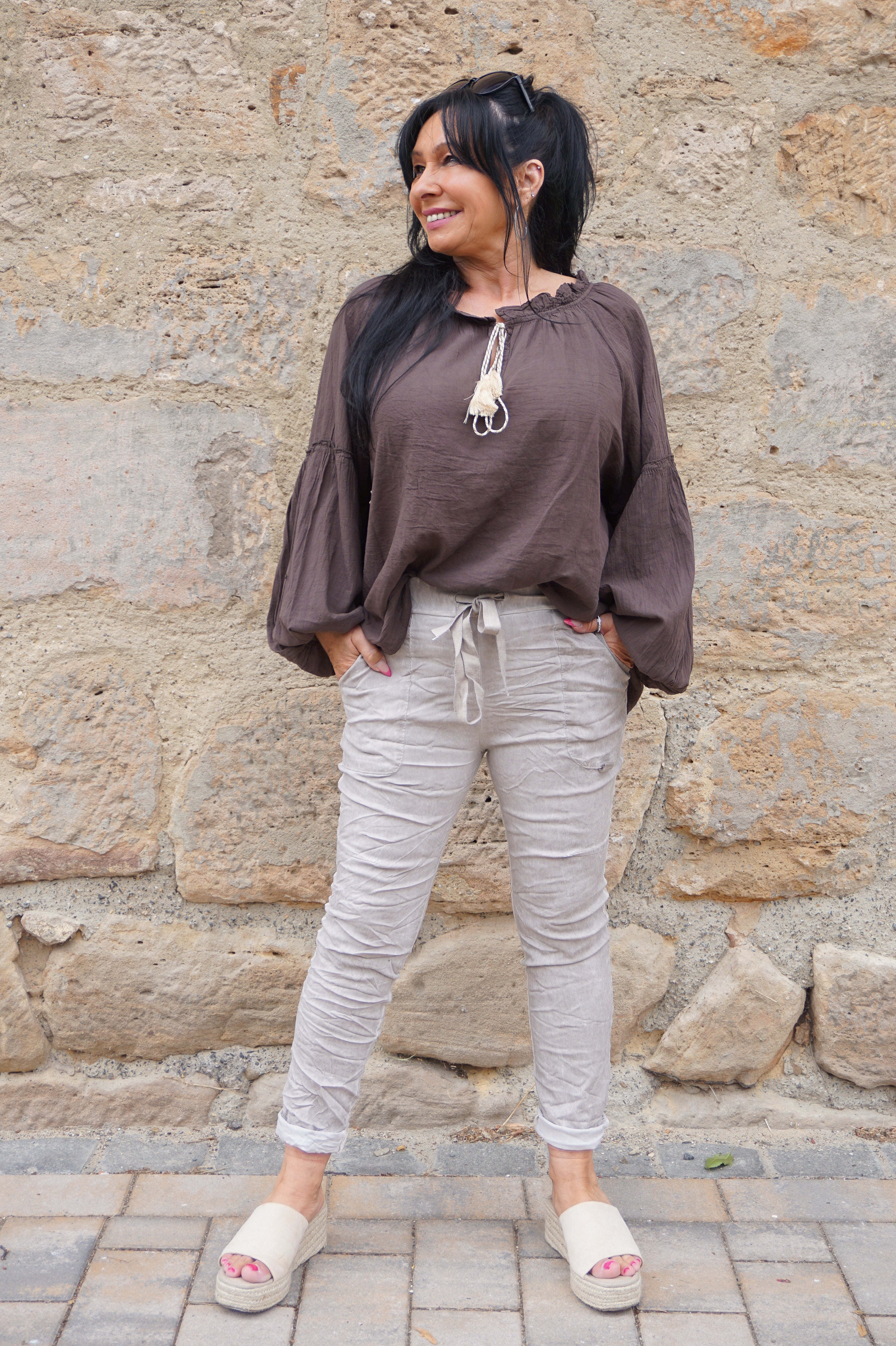 Basic Jogpant, beige