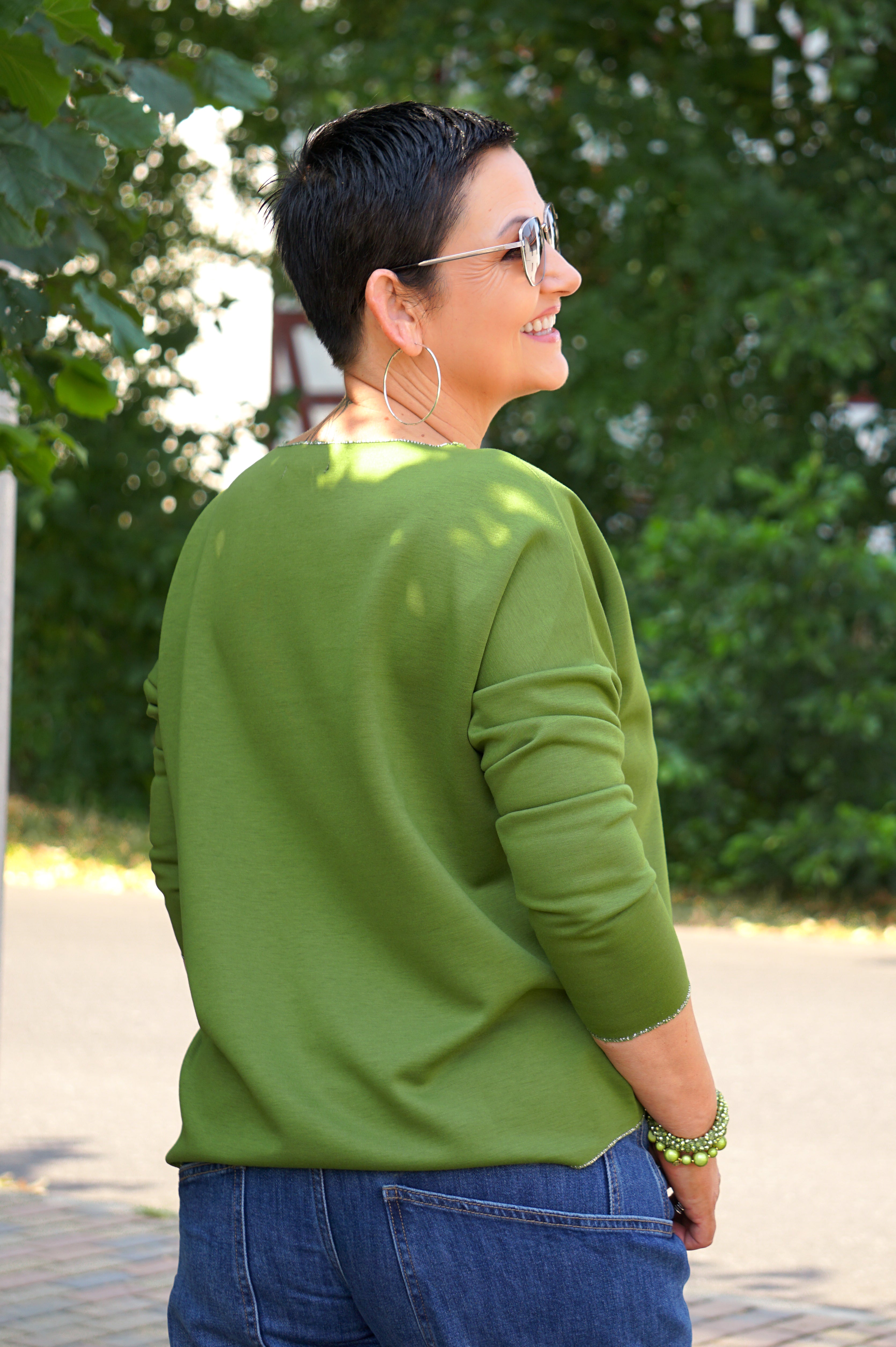 Langarmshirt „Favorit“, grün