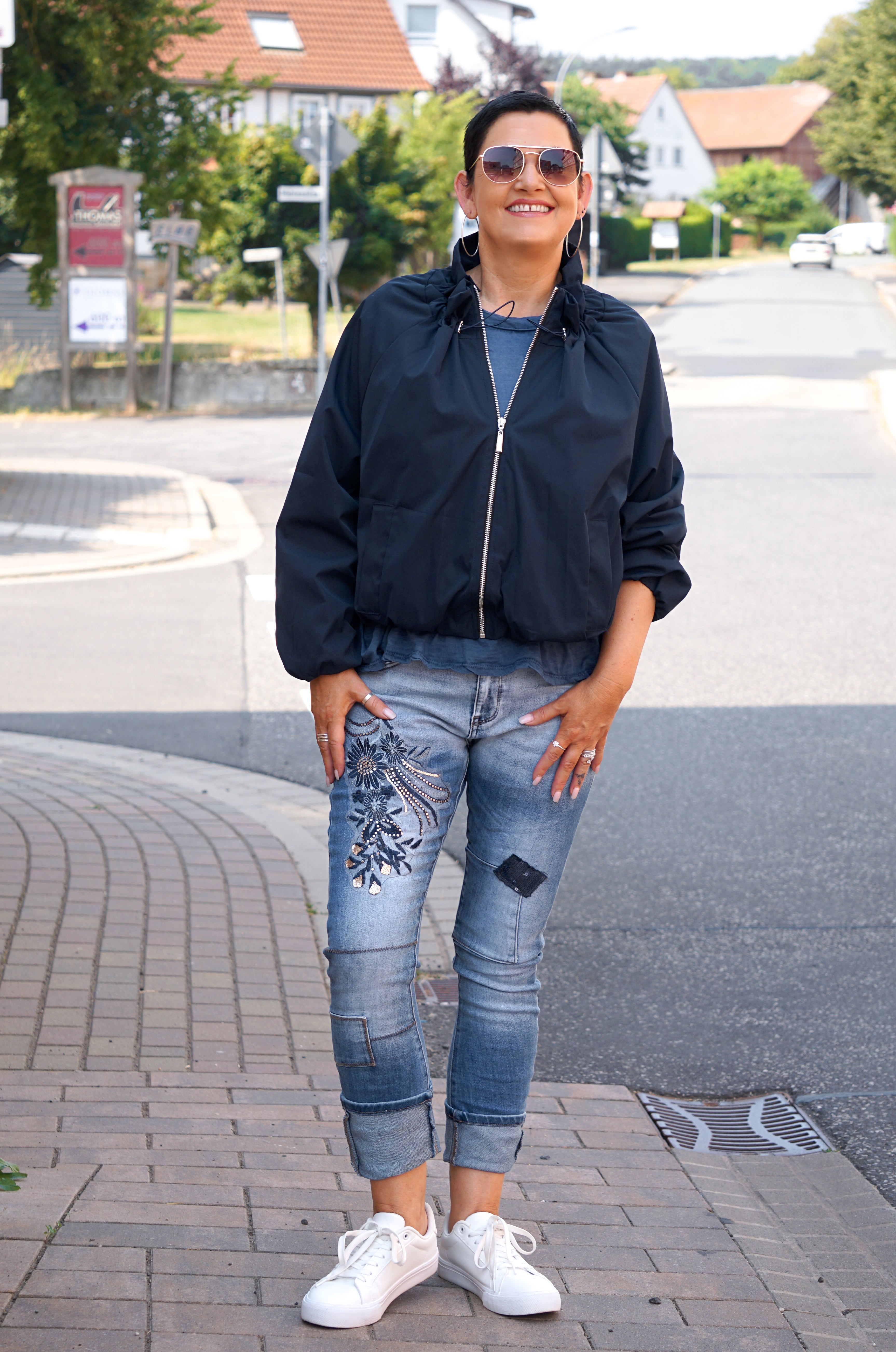 Jacke mit Ballonschnitt