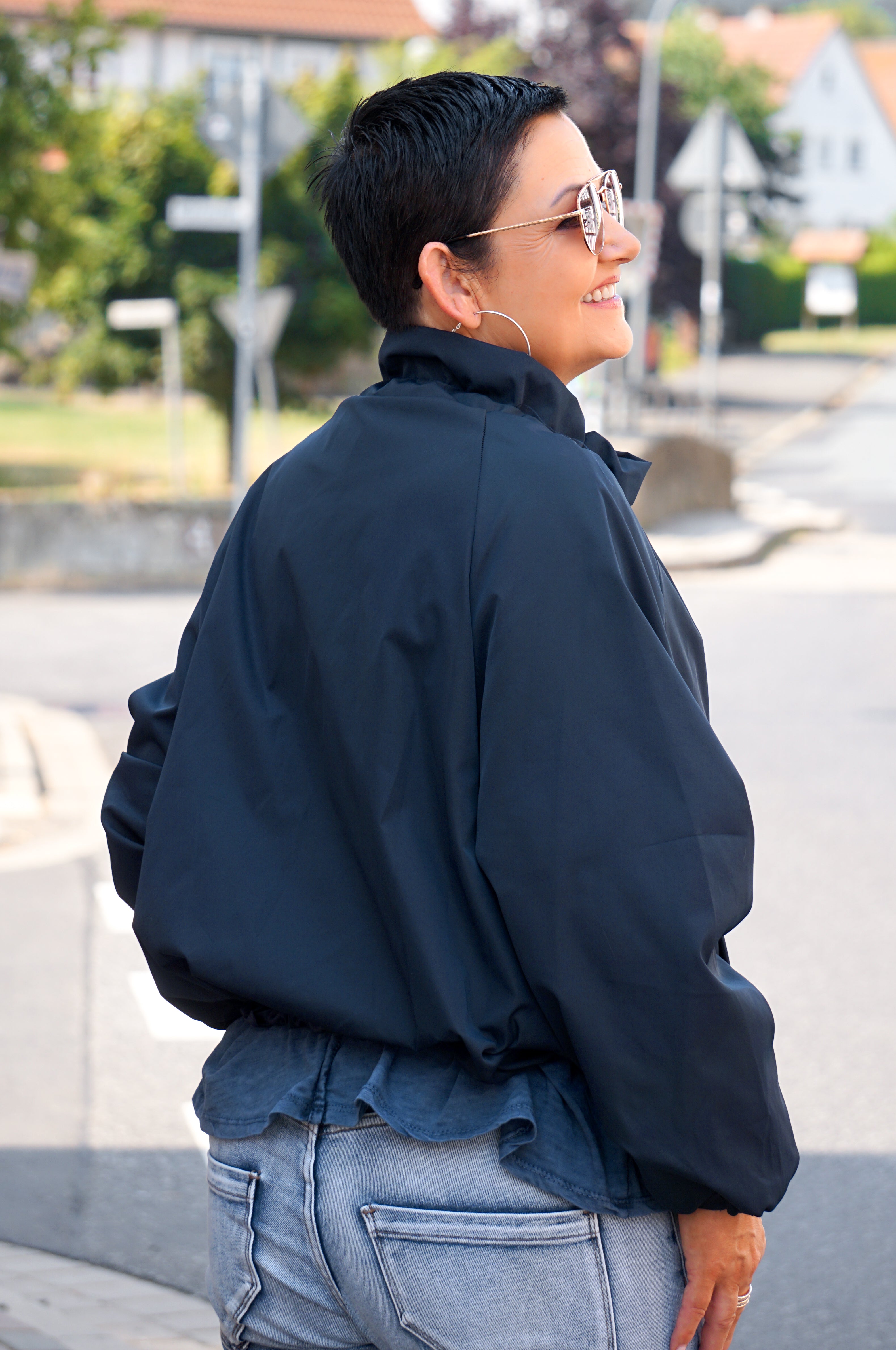 Jacke mit Ballonschnitt