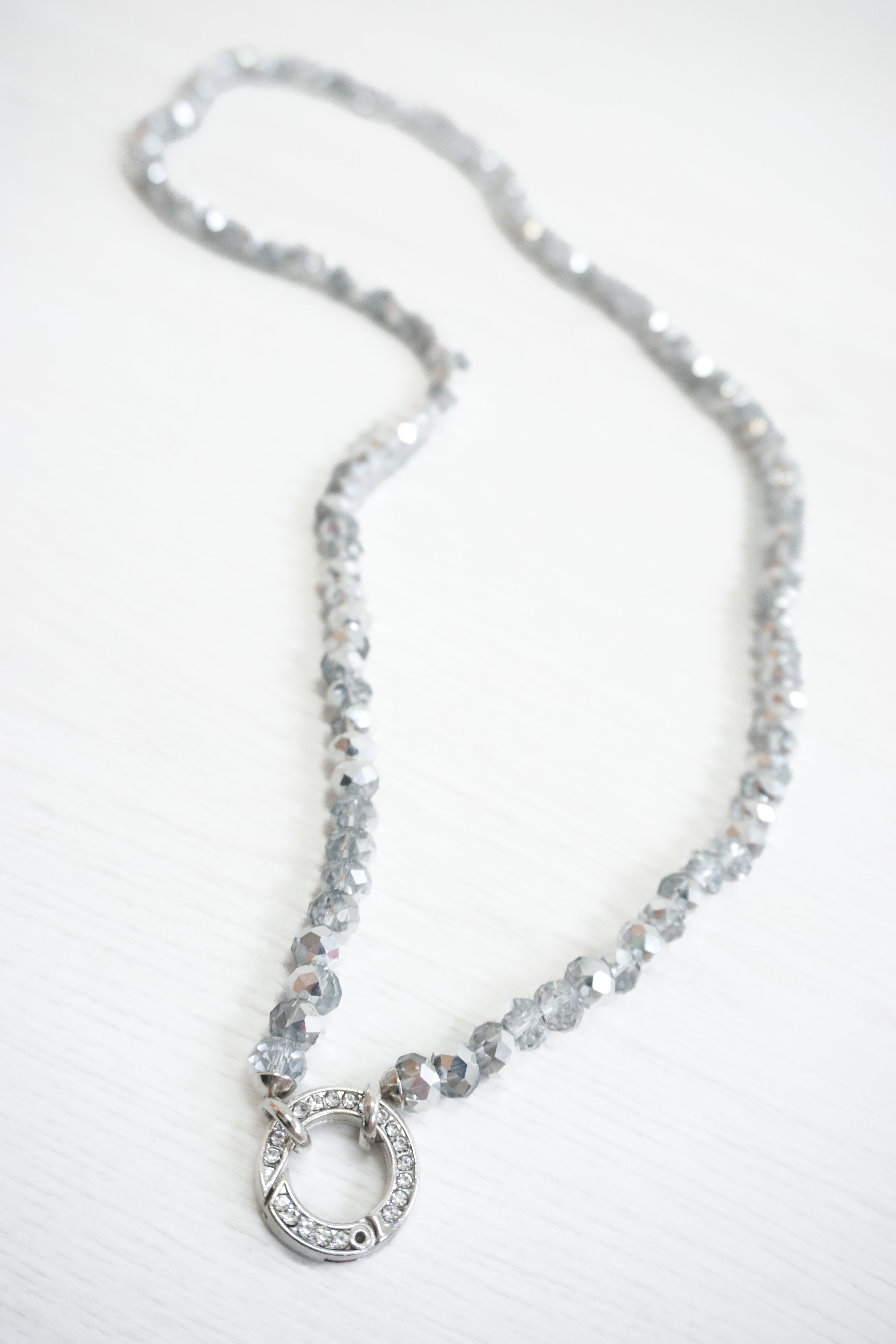 Lange Wechselkette in silber