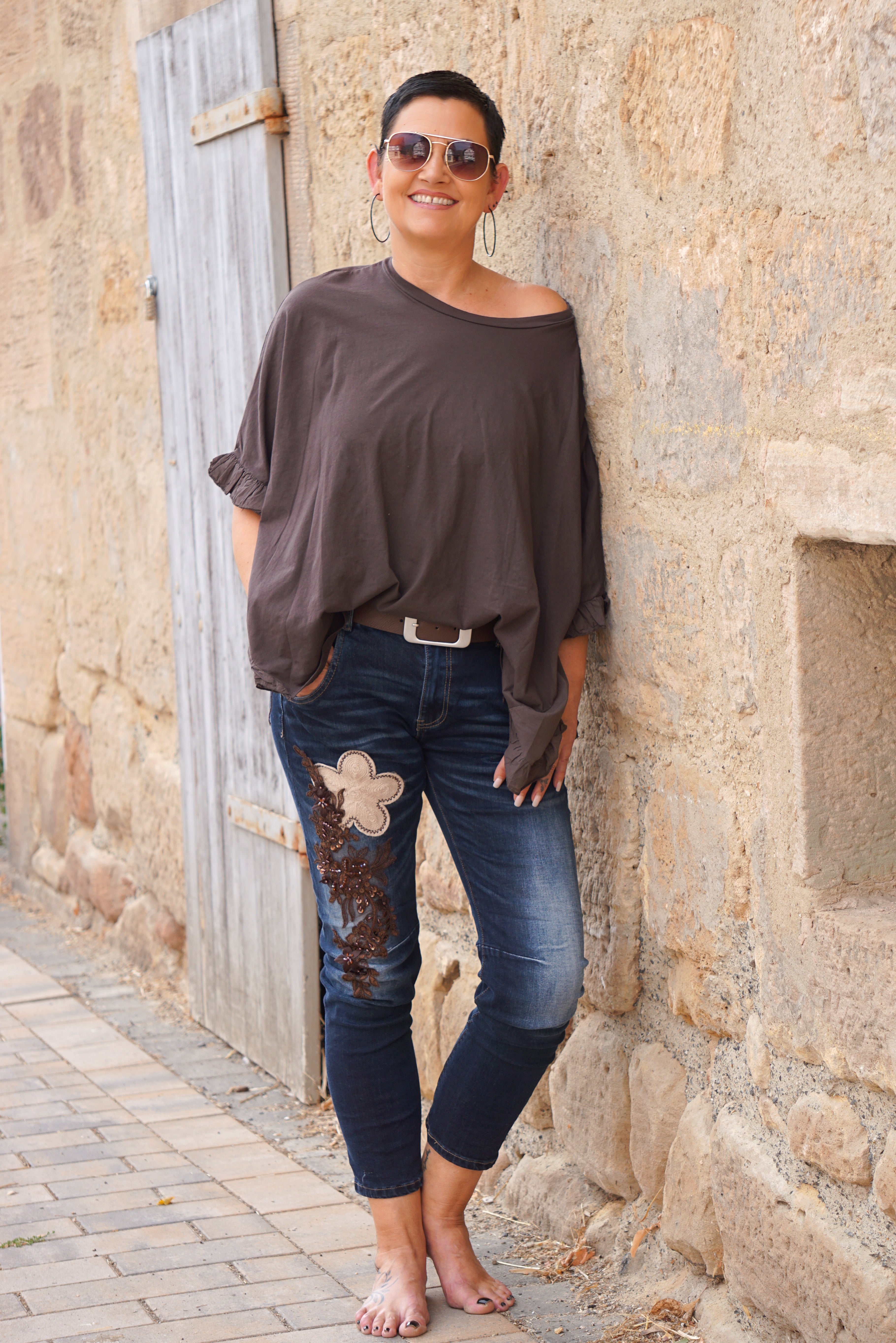 Sexy Woman Jeans „Chocolate Bloom“