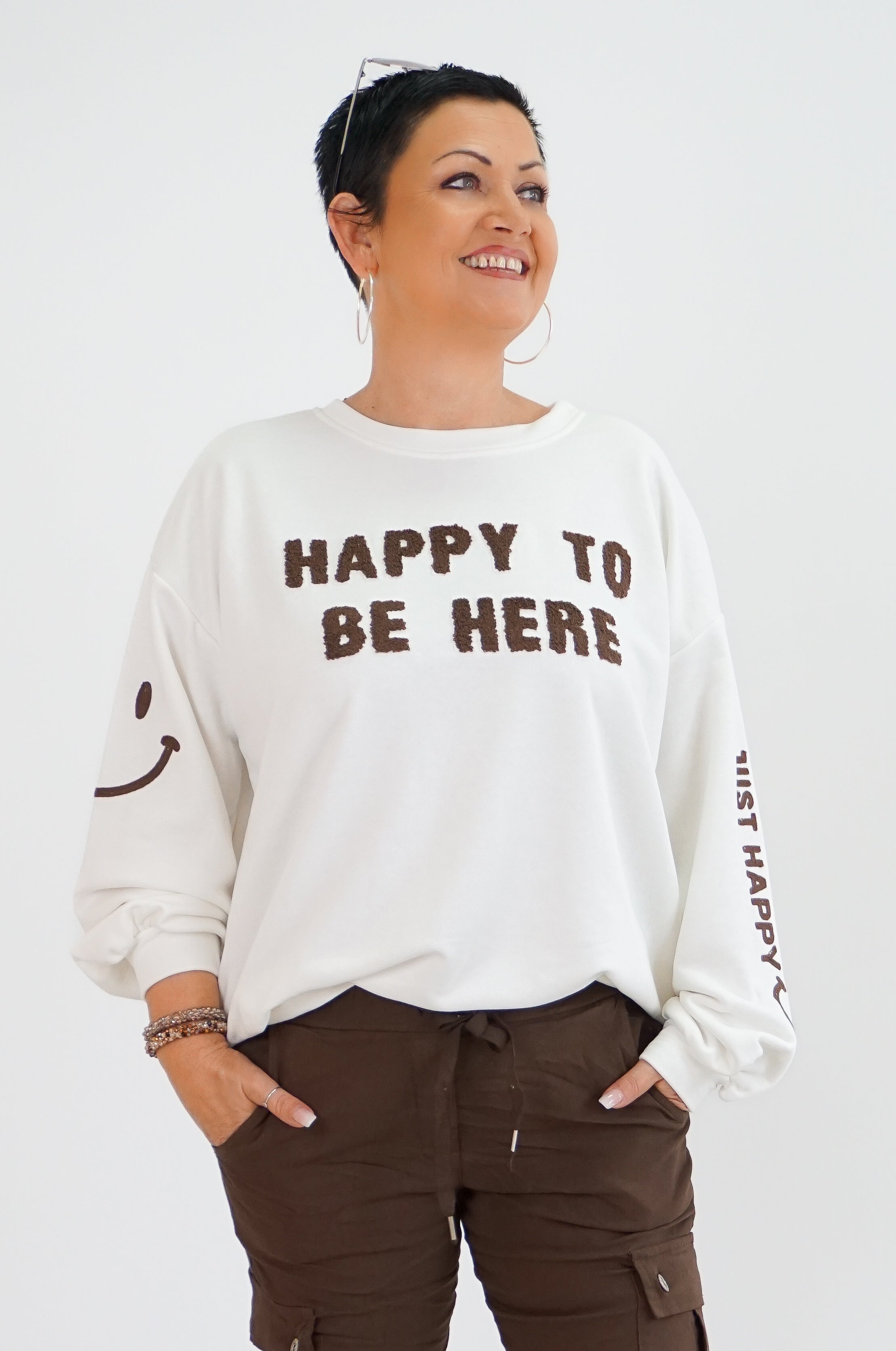 Sweatshirt "HAPPY"