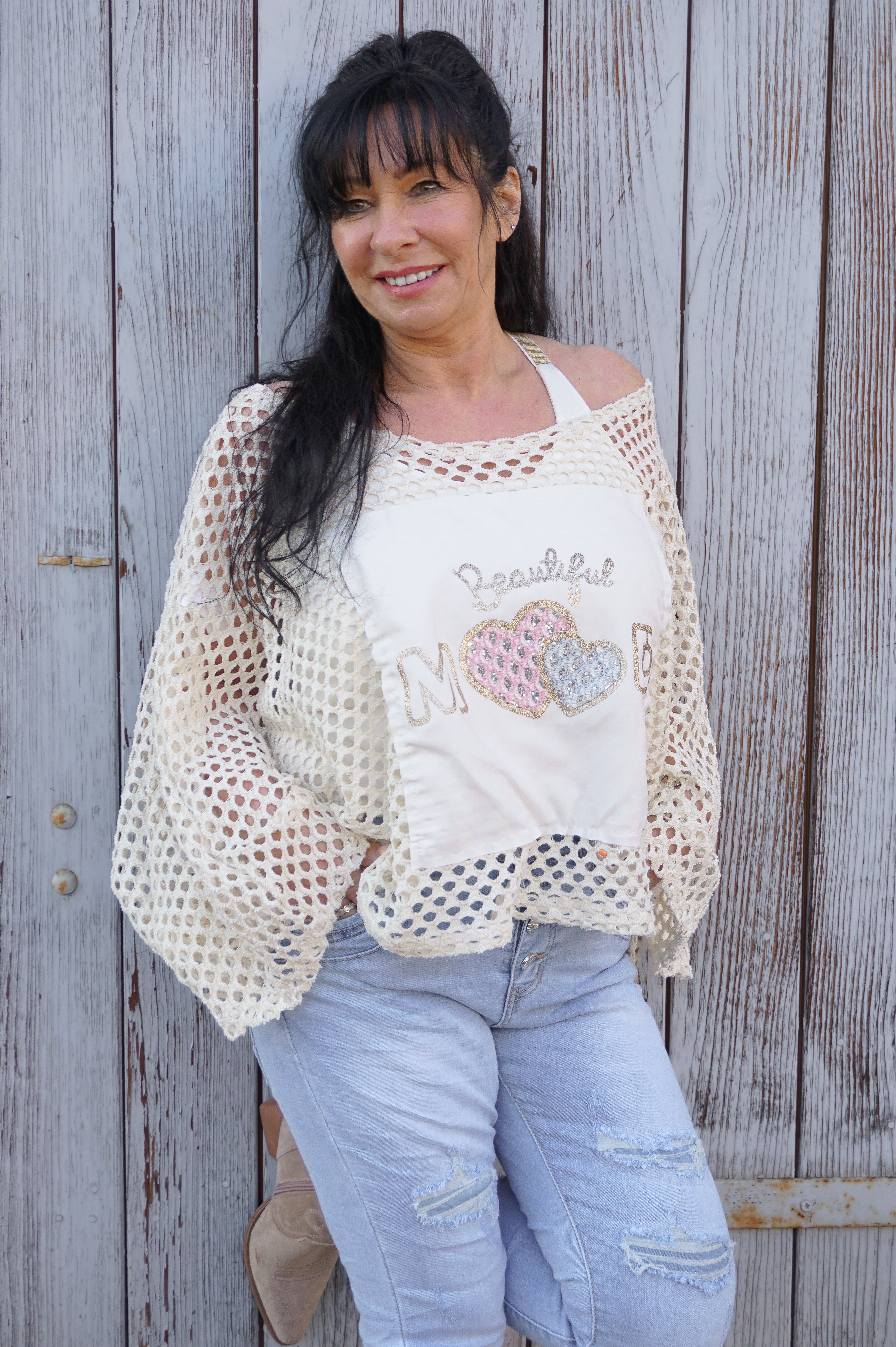 Häkelshirt "MOOD"