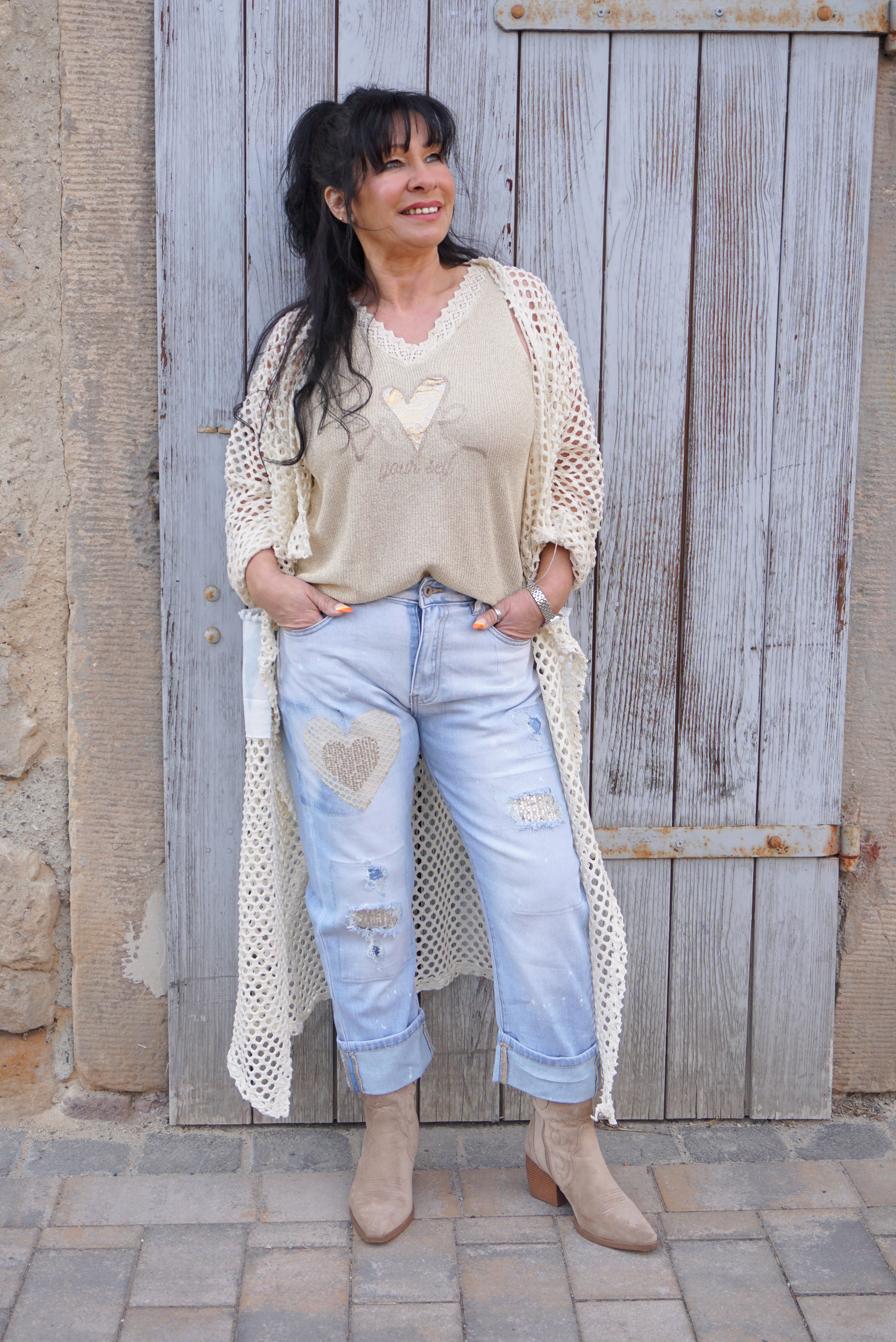 Sexy Woman Jeans mit schönen Details