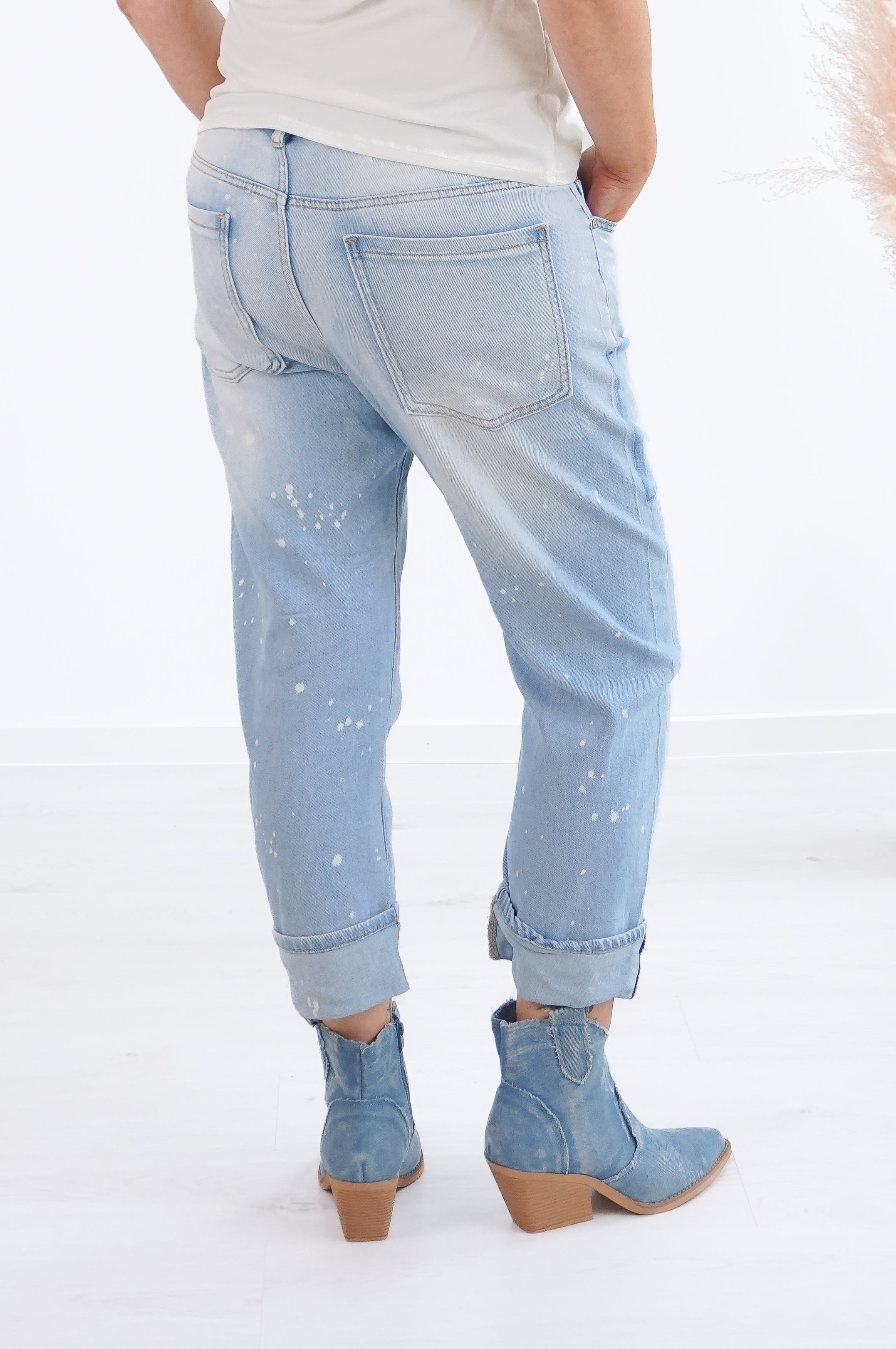 Sexy Woman Jeans mit schönen Details
