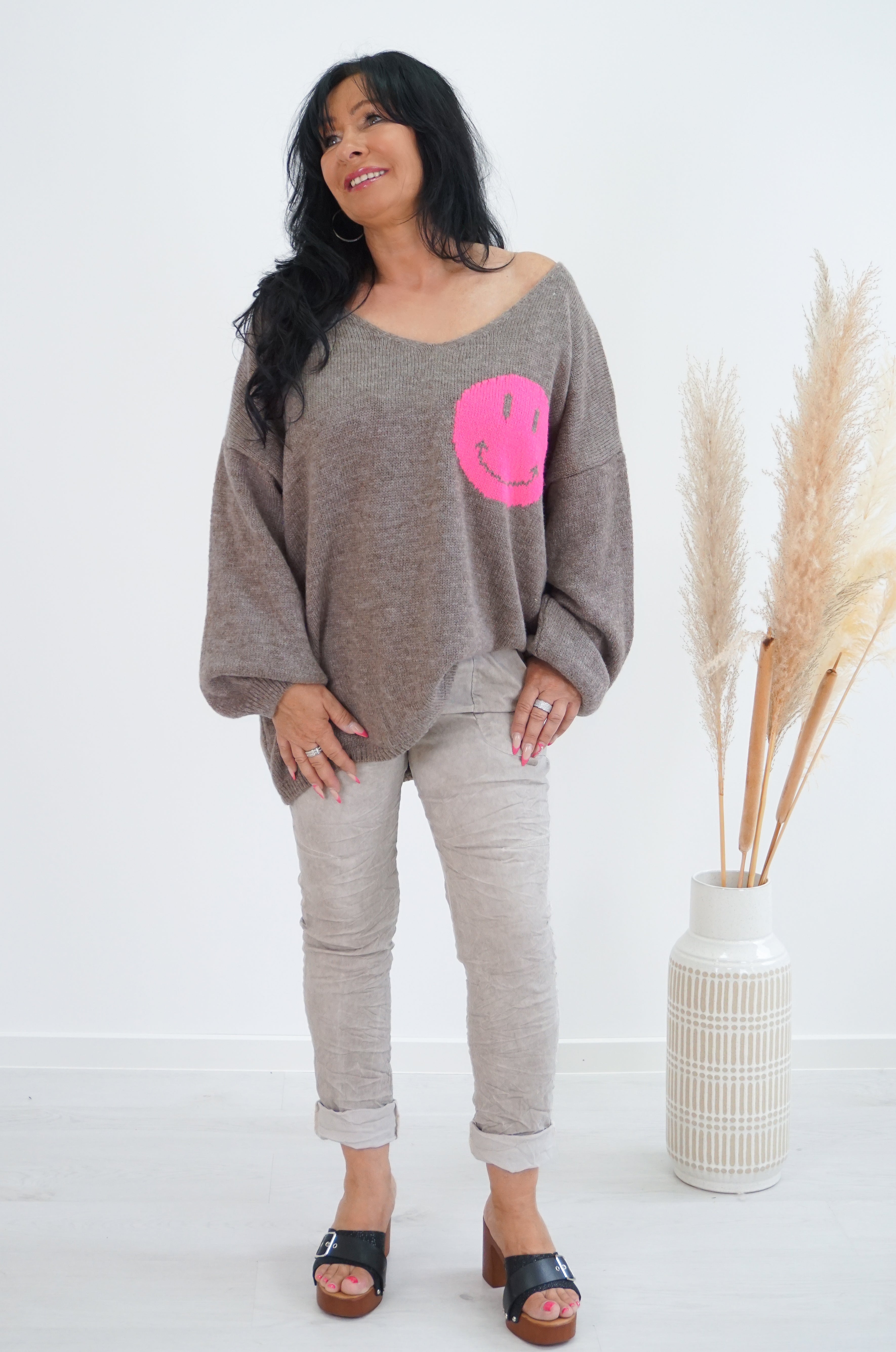 Strickpulli "all good"