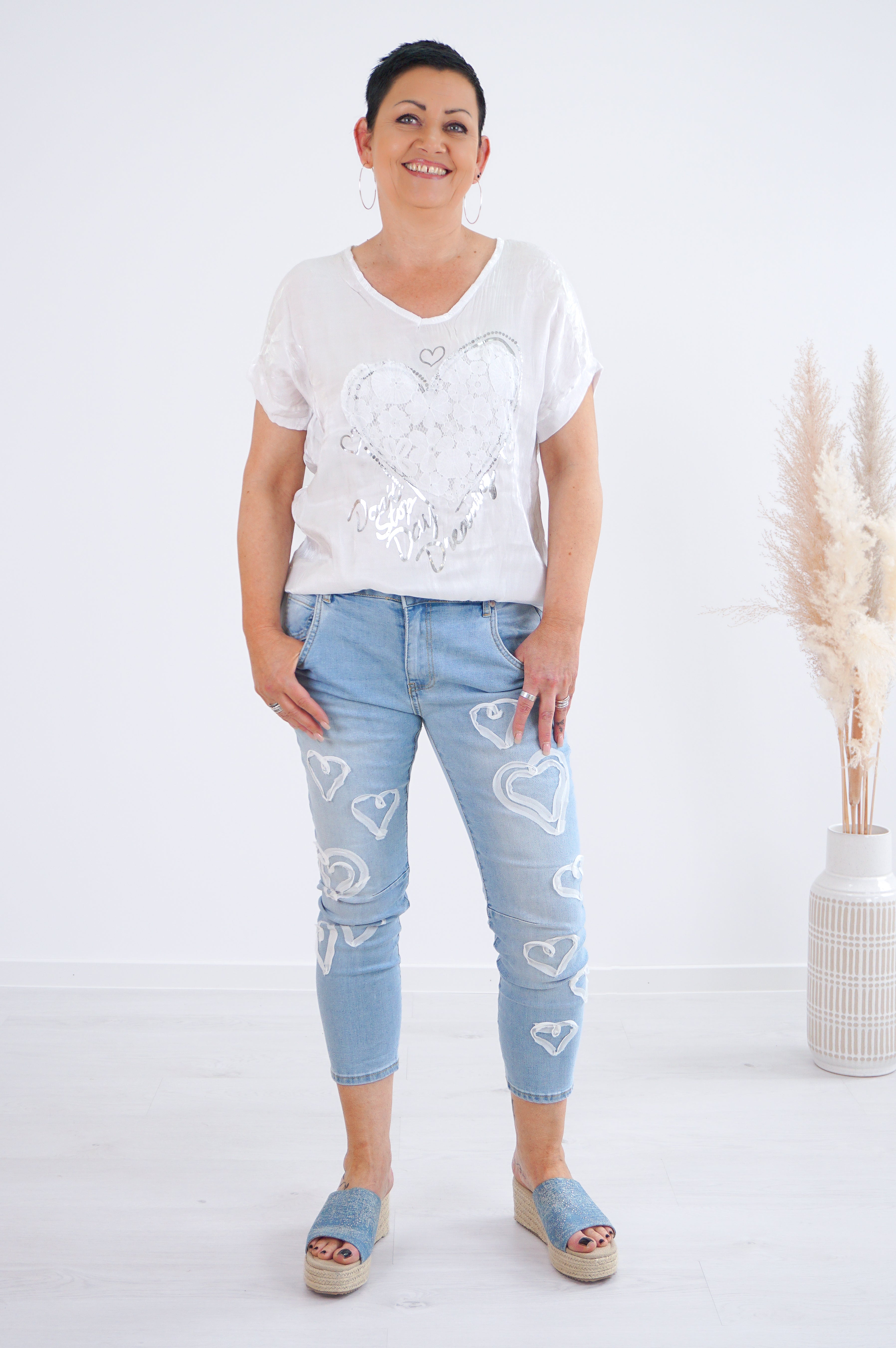 Sexy Woman Jeans “hearts“